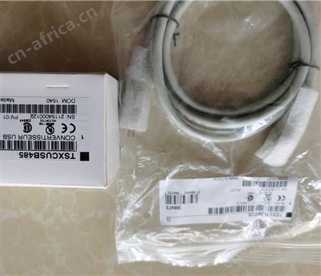 施耐德PLC连接电缆组TSXCUSB485 TSXCRJMD25实物