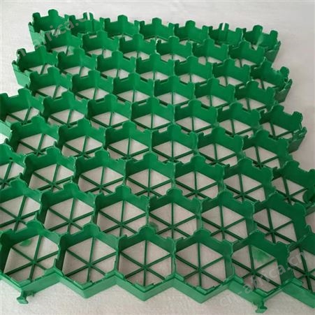 园林绿化用花口 停车位常用高抗压平口植草格 恒洋