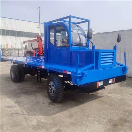 毛竹电杆钢筋专用四不像车四驱运输车 创佳 后卸式工程用车