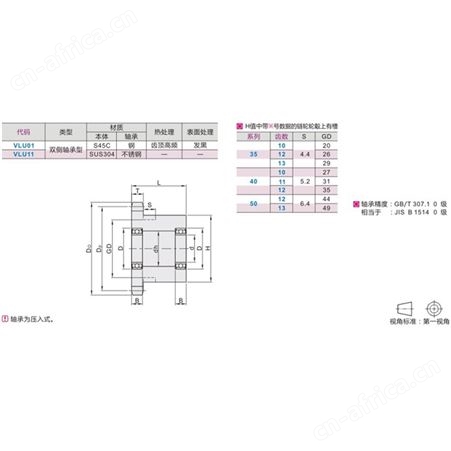链轮惰轮双侧轴承型非标链轮凸台链轮单排减速台轮齿轮链轮工业台轮