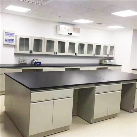白龙马 实验室家具操作台  定制全钢防腐蚀钢木边台 源头工厂