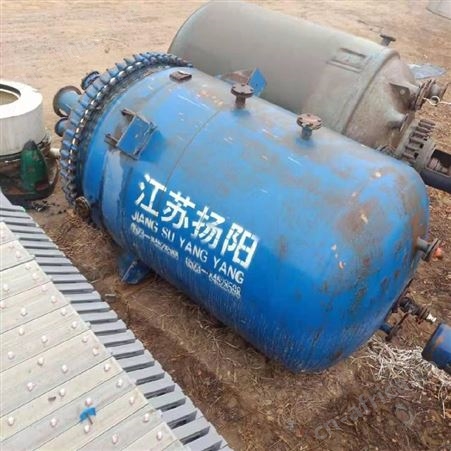 二手搪瓷反应釜 5立方反应釜 6300L不锈钢反应釜