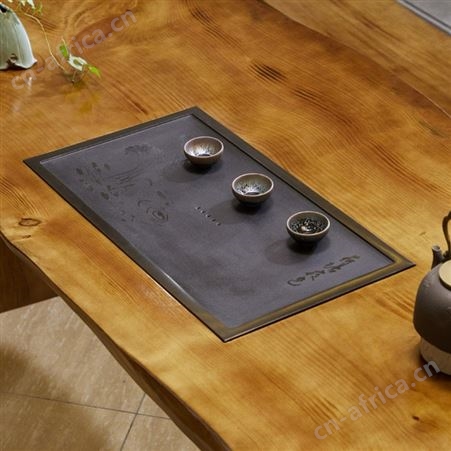 实木茶几茶桌椅组合厂家 大板茶台茶具套装一体 简约现代整板功夫泡茶桌批发