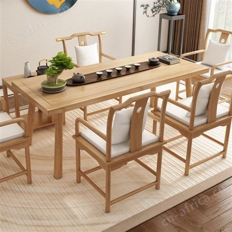 实木泡茶台 朴舍艺品 新中式实木家具 古朴典雅