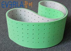 浅绿色发泡棉打孔pu输送带